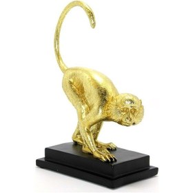 Resim Polyester Tekli Maymun Biblo Dekoratif Bertek Dijital Hediyelik 