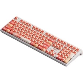 Resim Akko Monsgeek MG108B Bunny Apple Rgb Kablosuz Hotswap Mekanik Gaming Klavye 