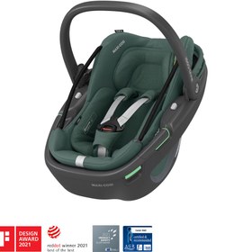 Resim Maxi-Cosi Coral 360 Dönebilir 2'si Bir Arada Modüler Ana Kucağı ve Oto Koltuğu Essential Green 