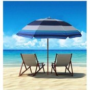 Resim Plaj Balkon Şemsiyesi 180 Cm Çapında 