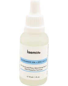 Resim İsemlife Niacinamide 10 % + Zinc PCA1% Akne Sivilce Leke Karşıtı Serum 30 ML 