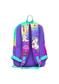 Resim Coral High Kids Lavanta Su Yeşili Unicorn Desenli Usb'li 3 Lü Okul Çanta Seti Set0123829 