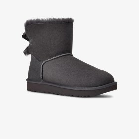 Resim Ugg Mini Bailey Bow Kadın Gri Bot 1016501 Gri 