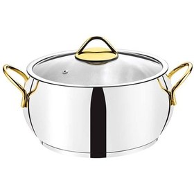 Resim Evimsaray Şevval 8 Parça Tencere Seti Gold 