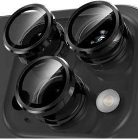 Resim KVK PRİVACY Iphone 14 Pro Max / 14 Pro Uyumlu Uzay Siyahı Kamera Lensi Koruyucu 