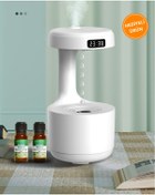 Resim MACC Naturis Anti Yerçekimi Su Damlası Buhar Makinesi 600 ml Dijital Göstergeli Hava Nemlendiricisi Aroma Difüzör 