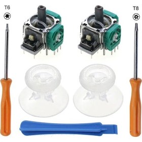 Resim Şeffaf-jcd 3d Analog Joystick Sensörü Modülü Potansiyometre Başparmak Çubuğu Microsoft Xbox One Serisi Sx Denetleyici 