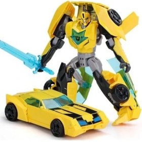 Resim Gepettoys Transformes Dönüşen Oyuncak Robot Araba Bumblebee 
