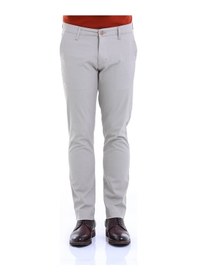 Resim Hatemoğlu Gri Regular Fit Düz Paça Kanvas Pantolon Gri 