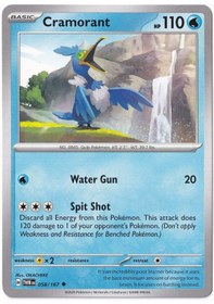Resim Cramorant 058/167 - Twilight Masquerade - Pokemon Kartı Mint 