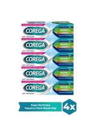 Resim Corega Krem Yapıştırıcı Naneli 40 Gr 6 Adet 