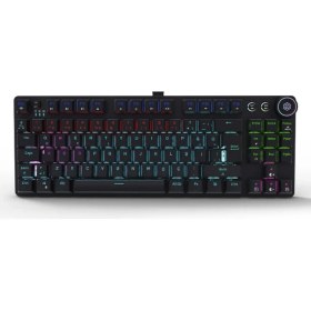 Resim Gamebooster Ryba Rainbow Red 60M Switch Triple Mode Siyah Mekanik Gaming Klavye 