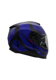 Resim Nexx Y.100 B-SIDE MAT SİYAH-NAVY MAVİ KASK 