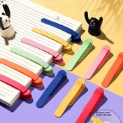 Resim 3 adet Silikon Kitaplık, Otomatik Sayfa Döndürme, Basit Stil Piktografik Kalem Tutucu, Hafıza Kitaplık Kaydı, Kitap Kapak ve Aksesuarlar Okuma Aracı, Çok Fonksiyonlu Okuma Notu Klipsi 