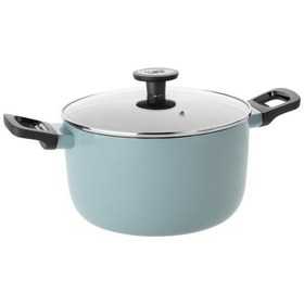 Resim Berghoff Leo Slate Pastel Mavi Alüminyum Tencere 24 Cm 