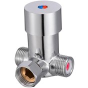 Resim Prestij Fotoselli / Sensörlü Lavabo Bataryası Cubic Çift Su Girişli 