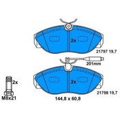 Resim Fiat Ducato 9401 / Peugeot Boxer 9401 / Citroen Jumper 9401 / Renault Trafic II 2001-2014 Ön Fren Disk Balatası Fişli 