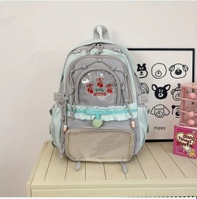 Resim Honeybeeshop Yeşil Kadın Sırt Çantası Büyük Kapasiteli Seyahat İş Çantası Ayarlanabilir Askı Yeşil 