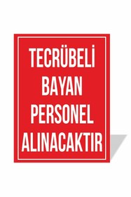 Resim cicigünler Tecrübeli Personel Alınacaktır Mağaza Vitrin Ayaklı Pano 