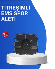 Resim CPU ELEKTRONİK Titreşimli EMS Spor Aleti Karın Kol ve Bacak Kas Yapma Cihazı 2025 Model 