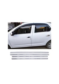 Resim Renault Clio 3 Symbol Krom Cam Çıta 4prç 2005-2012 Arası P.çelik 