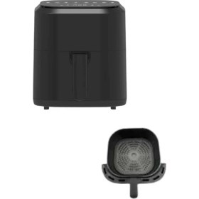 Resim Epilons 4l Airfryer Hazneli Hava Fritözü Yağsız Fritöz Taşınabilir Fırın İşlevi Gören Pratik 