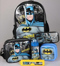 Resim Batman Lisanslı Tek Bölmeli Küçük Boy 32 Cm Anaokul,beslenme Ve Kalem Çantası,beslenme Kabı,diş Fırç 