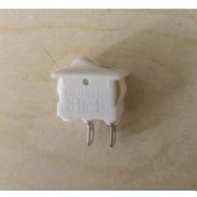 Resim Ayt Powermaster Ic-125b-1 Mini Beyaz Işıksız On Off Aç Kapa Anahtar Düğme Buton 