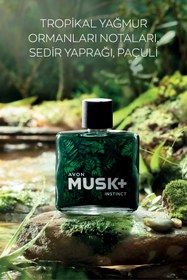 Resim AVON Musk Instinct Erkek Parfüm ve Musk Instinct Erkek Rollon Seti 