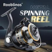 Resim 1pc Rooblinos BK Döner Balıkçılık Makinesi - Hızlı Geri Çekim, Hafif ve Taşınabilir Döner Tekerlek, Pürüzsüz Sürükleme Sistemi ile, Tatlısu/Tuzlu Su Balıkçılığı ile Uyumlu, Bass, Trout, Pike, Salmon için İdeal - Başlangıç ve Profesyonel Balıkçılar için İdeal, Ergonomik Kolu, Hassas Mühendislik, Açık Hava Sporcuları, Tatlısu ve Tuzlu Su Balıkçılığı Ekipmanları, Güçlendirilmiş Naylon ve Pürüzsüz Sürükleme Sistemi, Seyahat Dostu ve Her Yerde Balıkçılık için Mükemmel, Model. 'S kalın kalıplar., Ma 