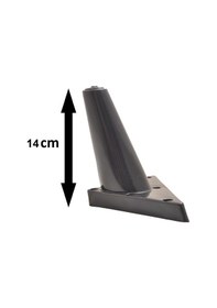 Resim Zeygen Sena Plastik Mobilya Baza Koltuk Kanepe Ayağı 6 Ad. 14 Cm Siyah 