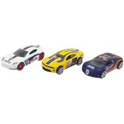 Resim 3'lü Araba Yarış Seti - Die Cast - Ds045 - Elmg-726355 Renkli 
