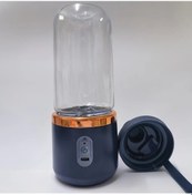 Resim Sunshine022 Blue 400ml 6 Bıçaklı Usb Şarjlı Spor Seyahat Portatif Blender Meyve Sıkacağı 