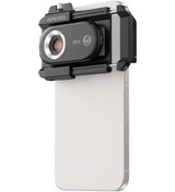 Resim Springsun Telefon Mikroskobu 100x Büyütme, Led Işık + 395nm Uv Işığı, Dahili Cpl Filtresi, Evrensel Geri Çekilebilir Klem, Akıllı Telefon Uyumlu 