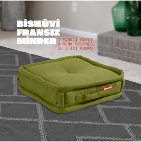 Resim Xpermate Bisküvi Minder Petek Önü Fransız 45x45x14 Yeşil 