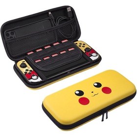 Resim Nintendo Switch Konsolu Sarı İle Uyumlu Sert Kabuklu Saklama Çantası 