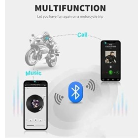 Resim X3 Motor Kask Kulaklık Rgb Modlu Su Geçirmez 5.3 Bluetooth Intercom 