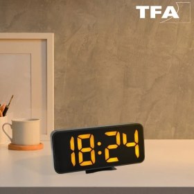 Resim Tfa 60.2027.01 Alarmlı Dijital Saat Termometre 