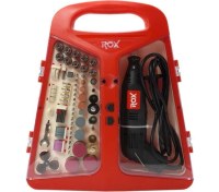 Resim Rox Wood 0074 Mini Taşlama Gravür Makinası Hobi Seti 242 Parça 