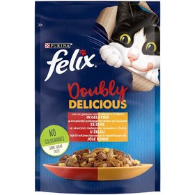Resim Felix Sığır&Tavuk Etli Yaş Kedi Maması 85 G 