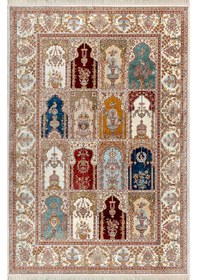 Resim Dijital Baskılı, Yıkanabilir, Yumuşak Dokulu Çocuk Ve Yetişkin Seccade S-dot-hts-03 Bej 