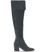 Resim Bueno Shoes Yeşil Süet Kadın Topuklu Çizme 01wr5108 