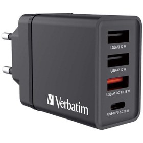 Resim Verbatım CHR-30EU1 USB 49700 30 W Şarj Cihazı Siyah 