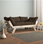 Resim Woodesk Adalar Modern Natural- Kahverengi Renk Ahşap Kanepe 