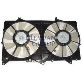 Resim Toyota Camry- 01/04 Radyatör Ve Klima Fan Davlumbazı Çiftli Komple 9+7 Kanat 
