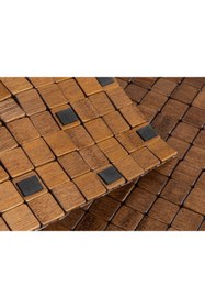 Resim English Home Bamboo Bambu Duş Kaydırmazı 50x70 Cm Kahve 