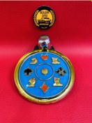 Resim Etiketçilere Iskambil Sembollü Resimlik Mavi 1.sınıf Rs.02 