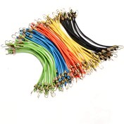 Resim 10 adet Mini Lastik Elastik Bantlar, 10 İnç, Naylon Malzeme, Kancalarla 100 Pound Kapasite, Bisikletler için Uygun, Kamp, Su Geçirmez 20 Çanta, Bagaj ve Asma Süslemeleri 