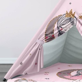 Resim instababyrooms Çocuk Oyun Çadırı Peri kız ve ay Dijital Baskılı 