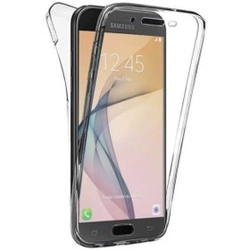Resim Prolysus Samsung Galaxy Uyumlu J7 Prime 2 Uyumlu 360 Derece Kılıf Full Tam Koruma Ön Arka Şeffaf Kılıf 